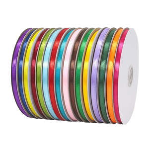 4cm Wide Polyester Satin <strong>Ribbon</strong> Colorful Silk Cake Handmade Rose DIY Flower Bouquet Woven Birthday Packaging - Product Image 5