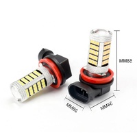 Feux antibrouillard LED RCJ en état neuf, ampoules de remplacement pour phares LED auto 9005 9006, feux de route LED pour voiture