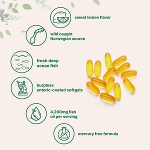 Cápsulas Blandas de Omega 3 EPA DHA de Alta Potencia con Vitamina D3, Recubrimiento Entérico, Sin Regurgitación, Aceite de Pescado - Product Image 3