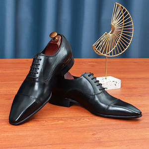 Nuevo Modelo Brookes, Zapatos de Cuero para Hombre Hechos a Mano con Piel de Vacuno de Primera Calidad, Zapatos Oxford Formales para Traje y Negocios - Product Image 3