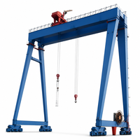 Grue portique SDCRANE haute efficacité 5 tonnes avec moteur, boîte de vitesses et engrenages, hauteur de levage 12m, portée 30m, pour matériaux de construction