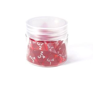 Empaque Personalizado, 20 Piezas, Botella Transparente Roja para Pociones Curativas, Accesorio para Dungeons and Dragons, Dado D4 - Product Image 4