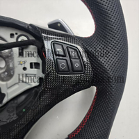 Nouveau produit en gros : Volant perforé en cuir et carbone alvéolé pour BMW E90 E92 E93 E82 E87 M3