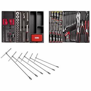 Alaso 495 Pa Kit d'outils à main, clé à douille 1/2 pouce, acier au chrome vanadium, 37x28x8cm - Product Image 1