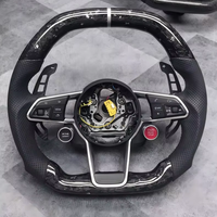 Volant de voiture en fibre de carbone avec LED RPM pour Buick GL8, Encore, Envision, Angkor, Angola, Verano, Regal, LaCrosse