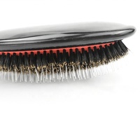 Brosse à poils de sanglier avec couette en Nylon, poils de sanglier, Extensions de cheveux, brosse en poils de sanglier