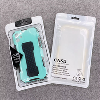 Sac à fermeture éclair personnalisé avec impression de logo, taille et couleur personnalisables, 200 microns, CMYK/Pantone, laminé PET, transparent, résistant à l'humidité, pour téléphone portable