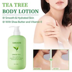 Custom Logo Natural Organic <b>Cream</b> Moisturizing Lightening Refreshing Smoothing Green Tea Body Lotion - Product Image 2