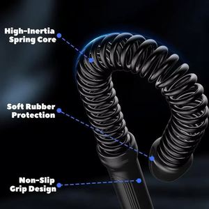 2pcs Cordless Battle Rope Multifunctional Power Training System Arm Strength Home Gym Equipment for Full Body Workout Unisex - Product Image 3