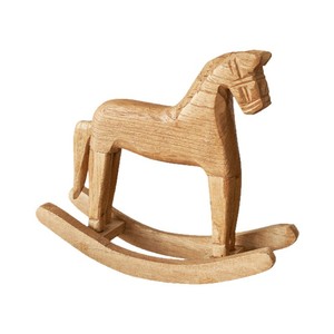 Decorazioni <span class=keywords><strong>di</strong></span> ornamenti <span class=keywords><strong>animali</strong></span> ecologici decorazione Desktop in <span class=keywords><strong>legno</strong></span> cavallo statuetta a dondolo - Product Image 1
