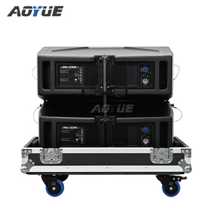 Oem Dual 10inch Active Two Way Plastic Line Array 20-A <b>Speaker</b> Impedance 8Ohm Outdoor Chinese Audio <b>Speakers</b> - Product Image 5