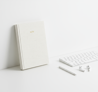 Venta al Por Mayor de Cuadernos de Diario Pequeños de Estilo Conciso, Tapa Dura de Tela de Lino Personalizable para Invitados, para Escribir un Diario BTS