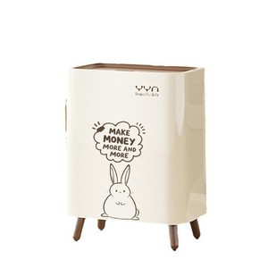 Cubo de Basura Yyn de 12L con Tapa Abatible, para Interiores, Hogar, Sala de Estar, Baño - Product Image 5