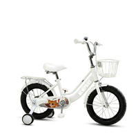 Vélo pour enfants de 16 pouces, cadre en acier de haute qualité, vente en gros, OEM, avec roues d'apprentissage