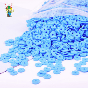 Vente chaude bricolage coloré argile perle ensemble 6mm argile perles fabrication de bijoux perles de rocaille rondes pour les femmes collier - Product Image 6