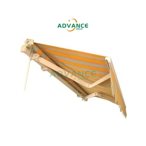 <span class=keywords><strong>Couverture</strong></span> escamotable moderne d'ombre de patio d'auvent de cassette complète pour le restaurant extérieur de café d'espace - Product Image 6