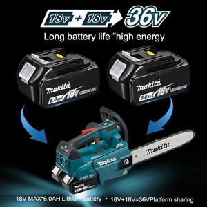 Оригинальный аккумулятор Makita 18В 6000мАч для электроинструментов, перезаряжаемый, с LED-индикатором, LXT BL1860 BL1850 BL1840, аккумулятор Makita 18В 5.0Ач - Product Image 6