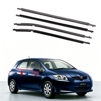 Kit de garniture de vitre extérieure pour Auris/Corolla Hatchback 2007-2012, bande de joint de vitre 75710/75720-12770 75730-12291 75740-12381