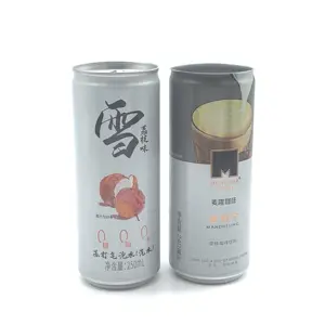 8 Oz 12 Oz 16oz Can Custom Miniature Beverage Juice Beer Packaging Empty Printed Aluminum Cans Supplier For Energy Soft Drinks