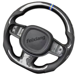Volant de voiture en fibre de carbone pour <span class=keywords><strong>Volvo</strong></span> XC40 S90 S60 V60 V90 S40 V40 XC60 XC90 – Modification améliorée - Product Image 3
