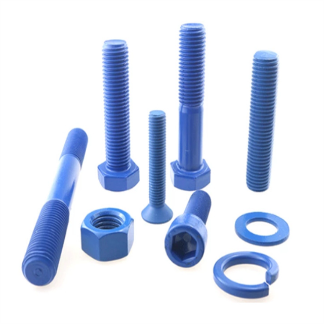 YPH Customized A193 B7/B7M Fully Threaded Stud Bolts (Double Ended Bolts) - Stud Bolt & 2 Heavy Hex Nuts B7/2H B8/8 HDG