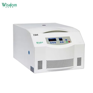 Centrifugeuse basse vitesse de paillasse WISDOM | 5000rpm | Chambre 304SS | Mémoire de 10 programmes | Réfrigération écologique en stock - Product Image 1