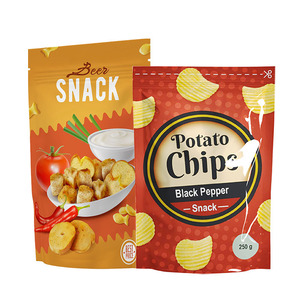 Custom Candy Sugar Snack Treat Dry Waterproof Stand up Plastic Packaging Packing Foil Food Mylar Bag with Zipper logo - Product Image 5