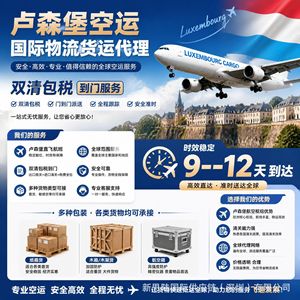 Logistique aérienne express de Chine vers le Luxembourg, livraison en 10 jours, service porte-à-porte avec dédouanement et taxes incluses - Product Image 2