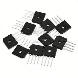 Rectificador de puente plano de orificio pasante GBU406, nuevo y Original, SIP-4 GBU, 4A, 600V - Product Image 2