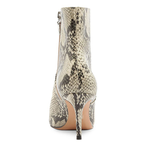 Bottines à bout pointu à talons hauts, imprimé serpent, pour femmes, bottes courtes à la cheville, offre spéciale - Product Image 6