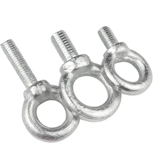 Din444 din580 aluminium union bolt Scaffolding swivel clamp rigging plain ring lifting eye bolts for tractor