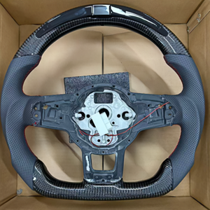 Volant en fibre de carbone avec compteur de vitesse LED pour Volkswagen MK7 MK6 MK5 <span class=keywords><strong>Golf</strong></span> R GTI GTS GTD <span class=keywords><strong>GTE</strong></span> Polo GTI <span class=keywords><strong>Golf</strong></span> 7 7.5 <span class=keywords><strong>Golf</strong></span> 6 - Product Image 1