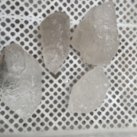 Graine de quartz nirvana, naturel, transparent, 1 pièce, pierre en cristal non poli, Points en cristal brut, bulle de quartz bouddha