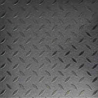Tapis de sol sportifs imperméables en PVC, motif plaque d'acier, épaisseur 3 mm, tapis de sol en caoutchouc pour salle de sport, couche renforcée en plastique résistante à l'usure