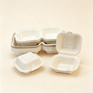 Plateau de barbecue jetable en bagasse rigide, forme ellipse, pour steak, viande, fruits de mer, huîtres, grillades, pique-nique, événements en plein air - Product Image 5