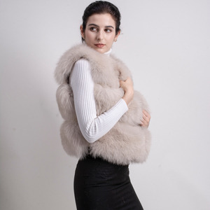 Colete de Pele de Raposa Natural Real YY8001 para Mulheres - Product Image 5