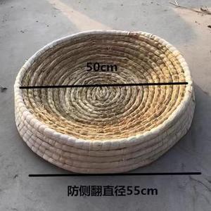 Nido de pollo de gallina de paja tejido suave para anidar huevos Nido de puesta de pollo económico Suministros de jardín naturales - Product Image 6