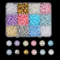 Kit de 12 grilles de breloques pour ongles en acrylique avec strass, décorations 3D en forme de fleurs, perles, cœurs, étoiles et lunes, accessoires et fournitures pour ongles