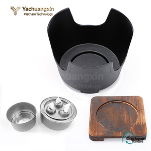 Barbecue extérieur en fonte avec couvercle, alimenté au charbon de bois, pour la cuisson en camping - Product Image 2