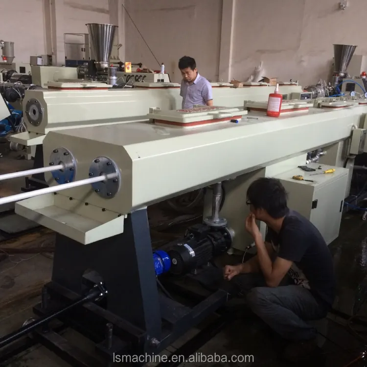 Máquina eficiente de fabricación de tubos de PVC de tipo tornillo doble cónico contrarrotatorio