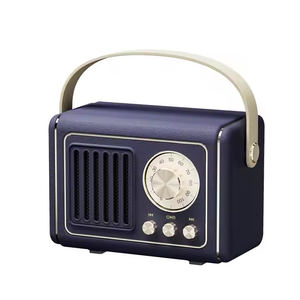 Factory OEM Wholesale Portable Cute <b>Mini</b> Fm Radio <b>Speakers</b> Classical Retro Music Player Sound Stereo Portable Player - Product Image 3
