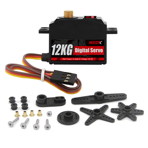 NEEBRC 12KG Metal Gear Servo étanche pour 1/10 1/12 RC Car Robot Boat Helicopter Quadcopter TRX4 Wltoys MN128 MN86 WPL <span class=keywords><strong>Traxxas</strong></span> - Product Image 1