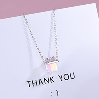 Collier de noël pour maman, bijoux en argent Sterling 925, boîte cadeau