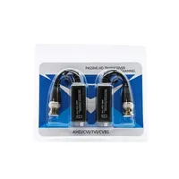FansuTi Vigilancia CCTV UTP BNC a Rj45 Convertidor 1080P Pasivo 2MP Video Balun para cámara IP CCTV