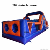 Parcours d'obstacles gonflable personnalisé pour activités de team building, jeux d'enfants en plein air, château gonflable pour enfants et événements