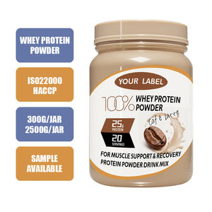 מותאם אישית 20g דשא מוזן אבקת חלבון מי גבינה טעם וניל דל פחמימות עם bcas עבור בניית שרירים תוספת תזונה - Product Image 4