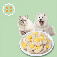 Produk pengeringan pembekuan kucing kering beku alami murni 100% makanan ringan hewan peliharaan kering