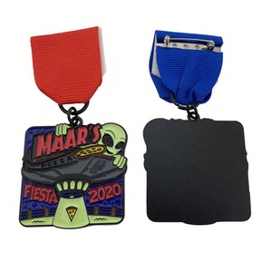 Texas personalizzato proprio design Fiesta medaglione collana medallas nastro corto carnevale metallo premio orden medaglia d'onore Texas - Product Image 5