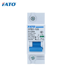 سكة حديد MCB Din AC 1P Mini 63A 80A 100A 125A 6KA لحماية الدوائر الكهربائية المنزلية - Product Image 2