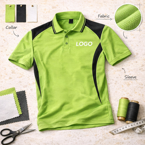 Camisetas Polo Deportivas Personalizadas de Secado Rápido, Transpirables, con Paneles en Contraste, Uniformes de Equipo, Logotipo Personalizado, Proveedor OEM ODM - Product Image 2